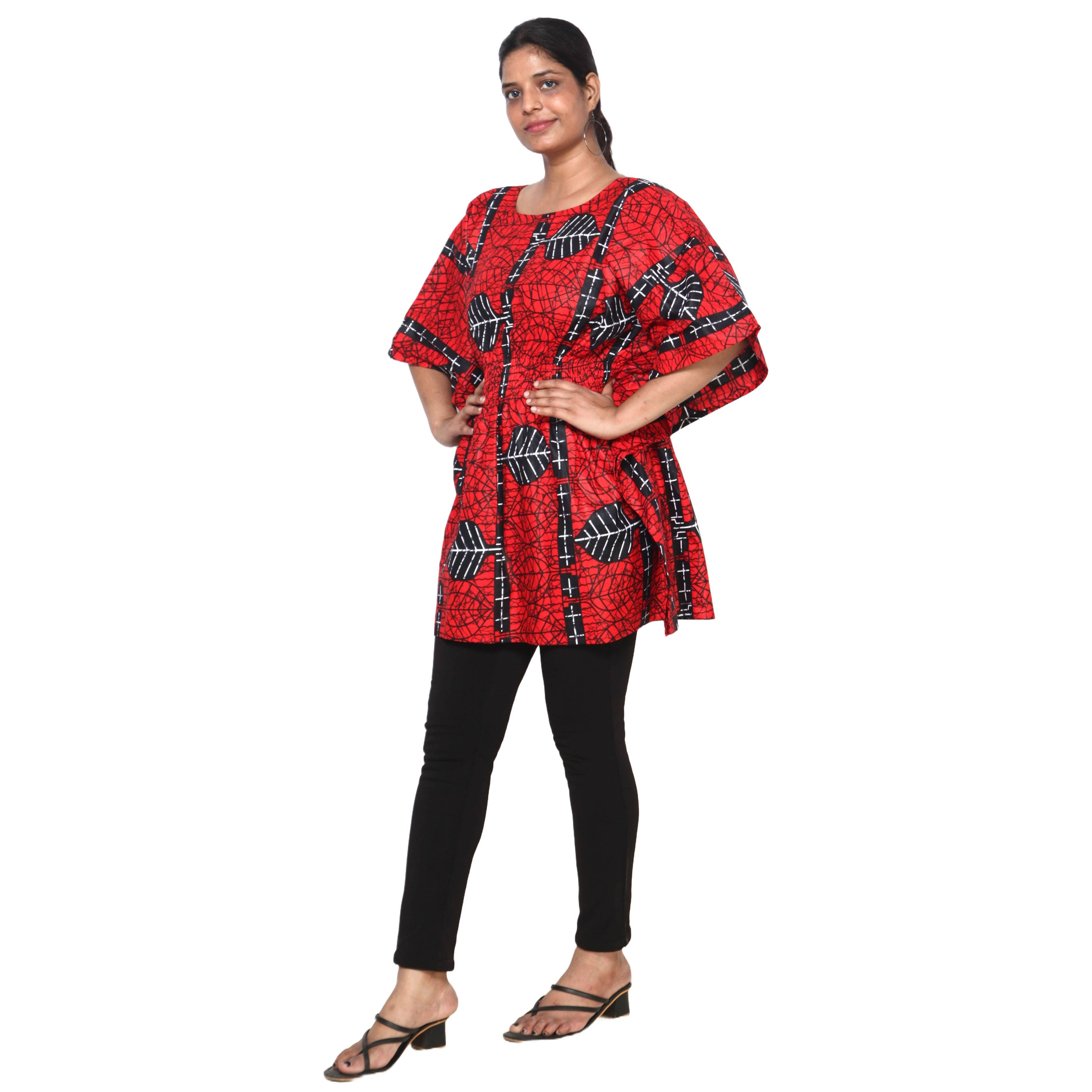 African Stars - Wholesale Kaftan - Women's - Women's Half Kaftan With Elastic Waist -- FI-P1449
