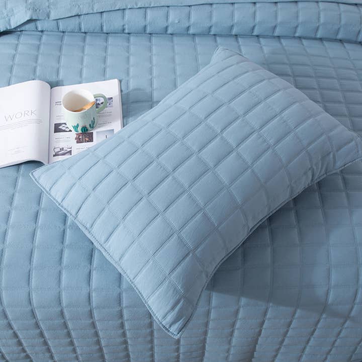 Kasentex - Wholesale Bedding Set - Reversible Quilt Set Pre-Washed Microfiber Super Soft6