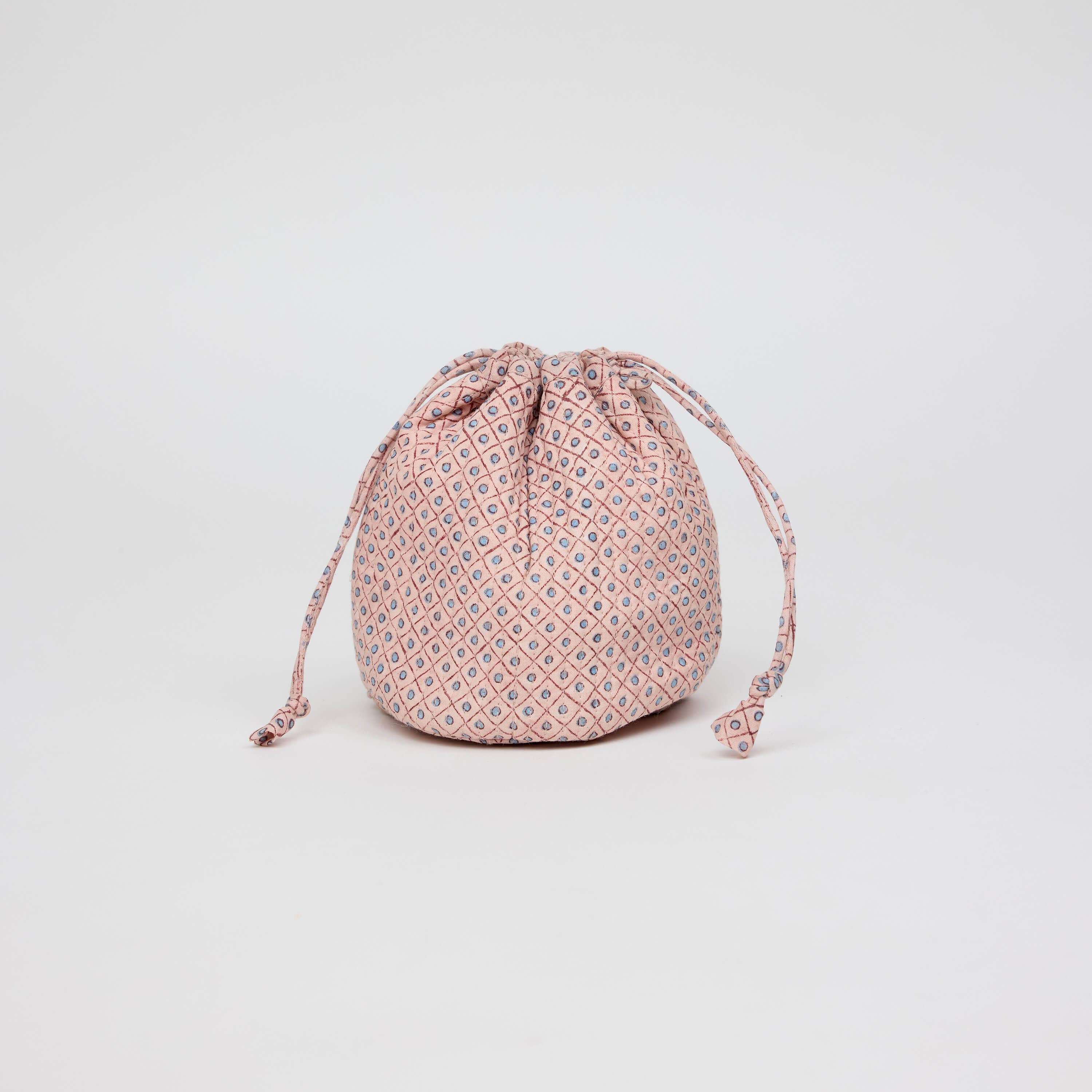 Craft Boat - Wholesale Pouch - Women's - Quilted Jewelry Pouch - Hand Block Printed3