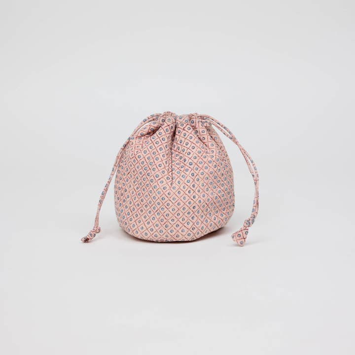 Craft Boat - Wholesale Pouch - Women's - Quilted Jewelry Pouch - Hand Block Printed3