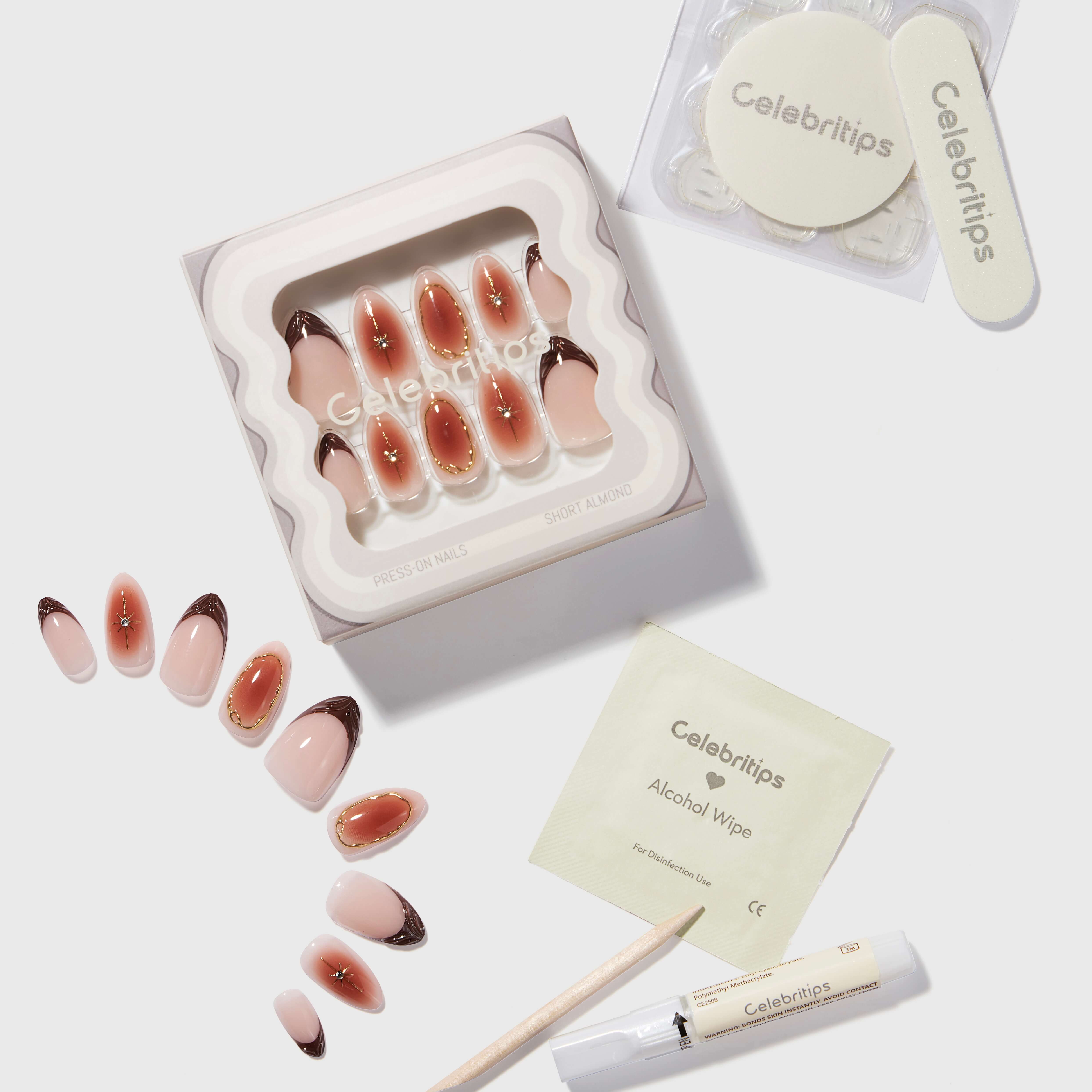 Celebritips - Wholesale Press-On/Fake Nails - Amber Muse1