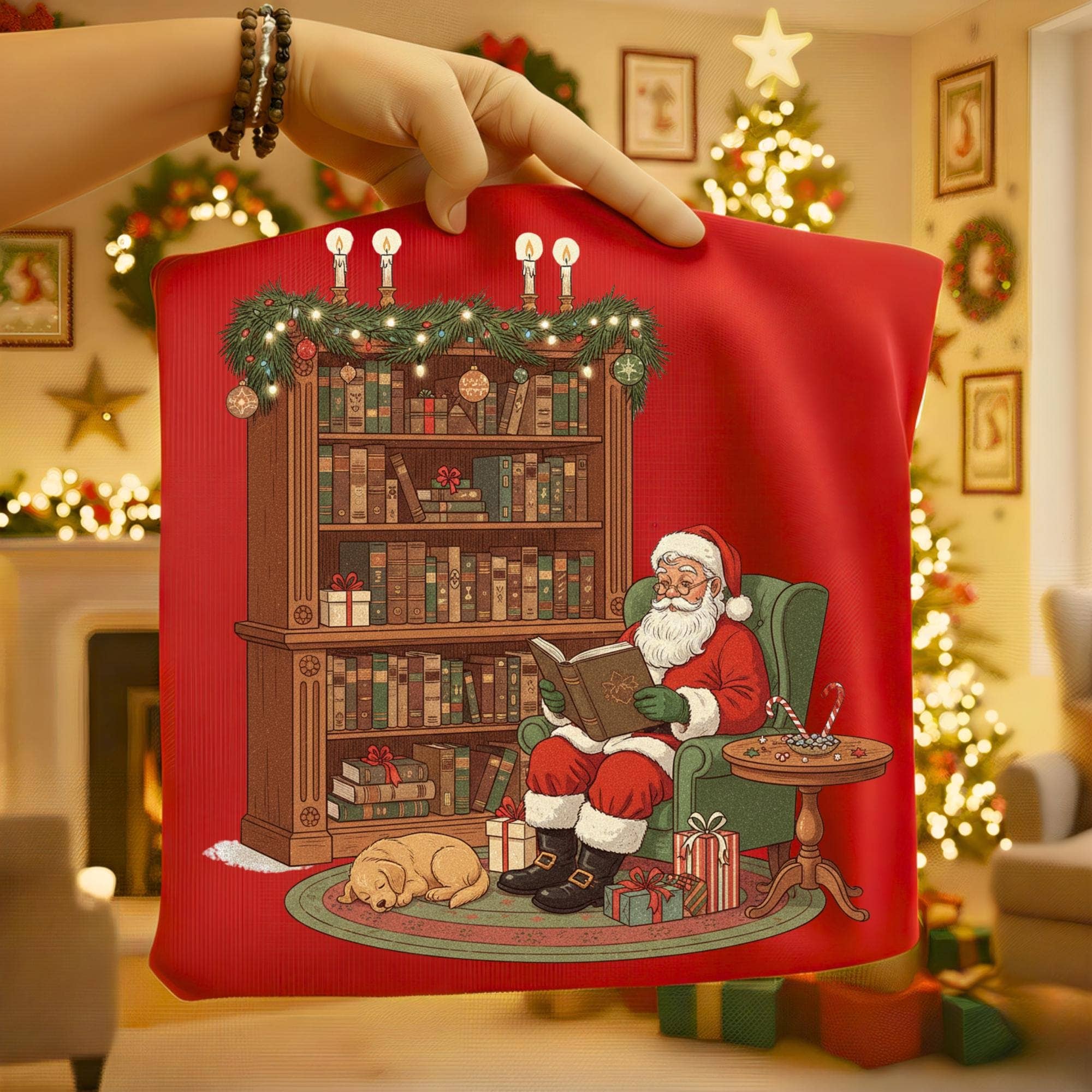 DLT Ecommerce – Großhandel T-Shirt (Grafikdruck) – Damen – Saisonale Lesungen T-Shirt, Weihnachtsbuchbaum Sweatshirt3