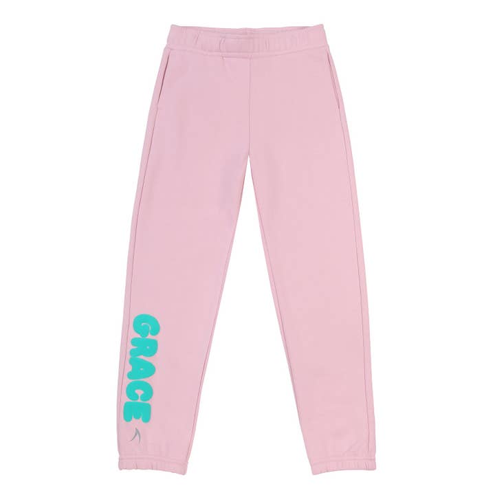 Girls Pink Track Pants for wholesale on Faire2