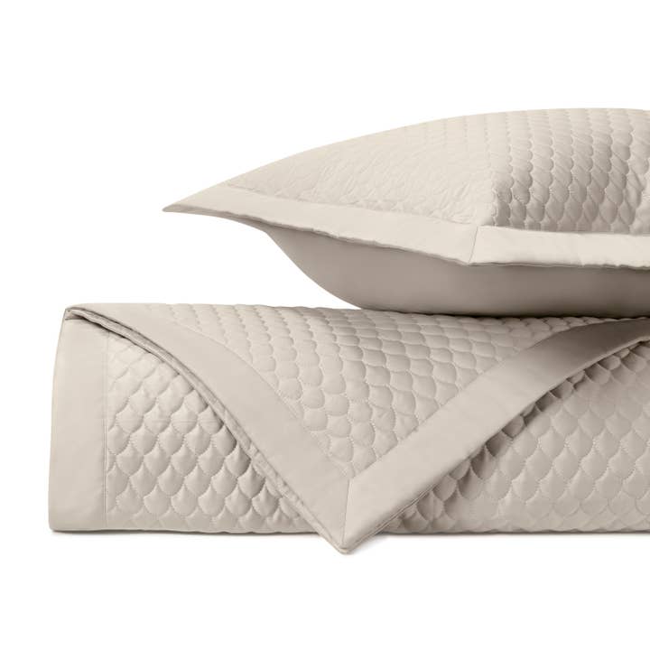 Raindrop Quilted Coverlet for wholesale by Home Treasures Linens