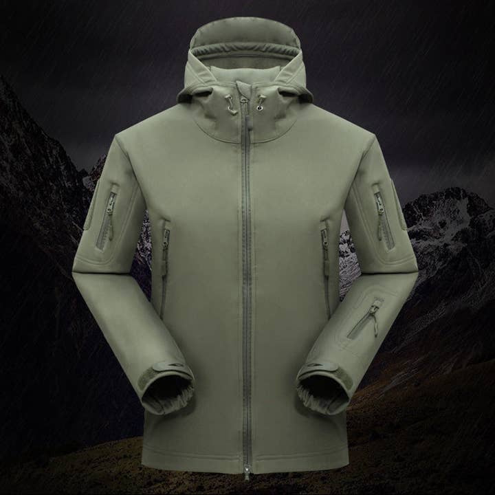 Ecovear - Wholesale Jacket – Men's - Tactical Shark Skin Outdoor Soft Shell Jacket1
