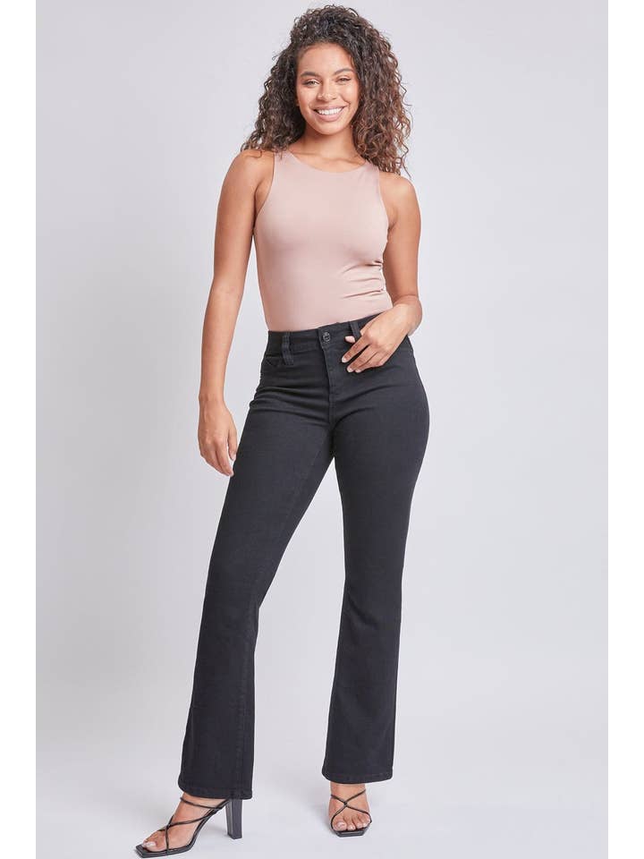 YMI - Wholesale Jeans - Women's - Sustainable WannaBettaButt Mid Rise Bootcut Jeans-P1709378