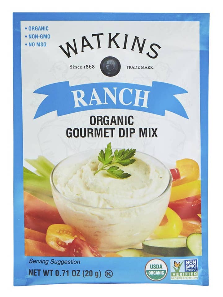 Mélange à trempette biologique Ranch, 0,71 oz pour la vente par The Watkins Co.