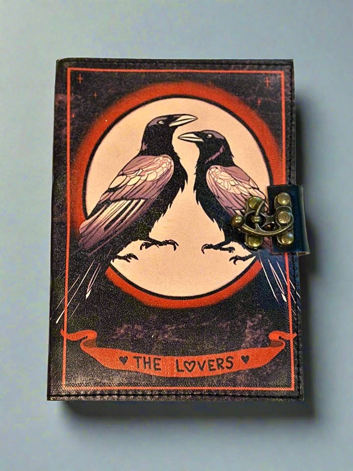 Los Amantes | Diario de Cuervo | Diario de Cuervo | Diario de Cuero para venta al por mayor de SunlitSage