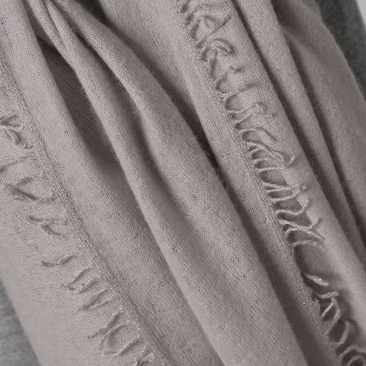 cute stuff GmbH – wholesale Halsduk - Dam – Bifeli-CS Lurex Cashmere halsduk i ask3