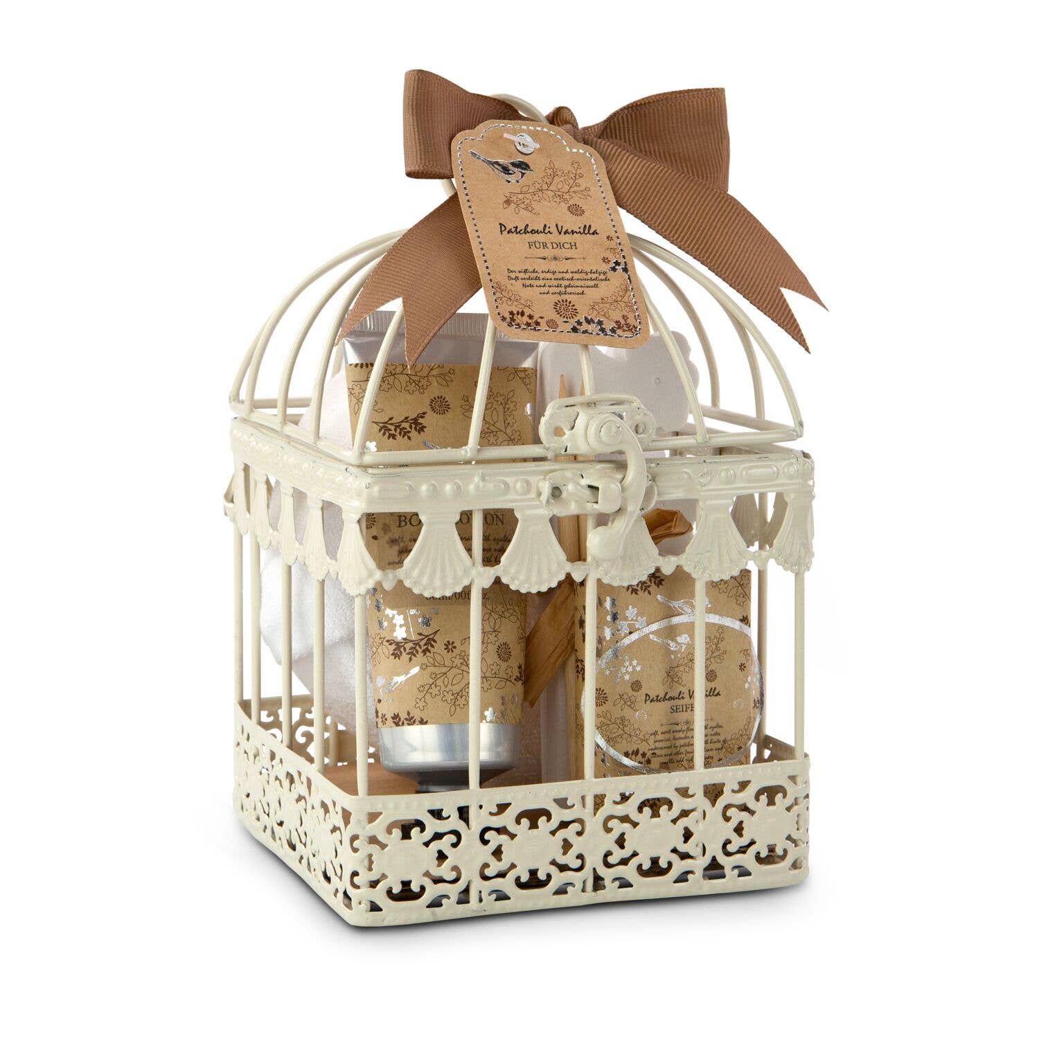 ROEMER WELLNESS – wholesale Bad- och kroppsvårdsset – Välmående presentset: La Volière med doftande skötselprodukter1