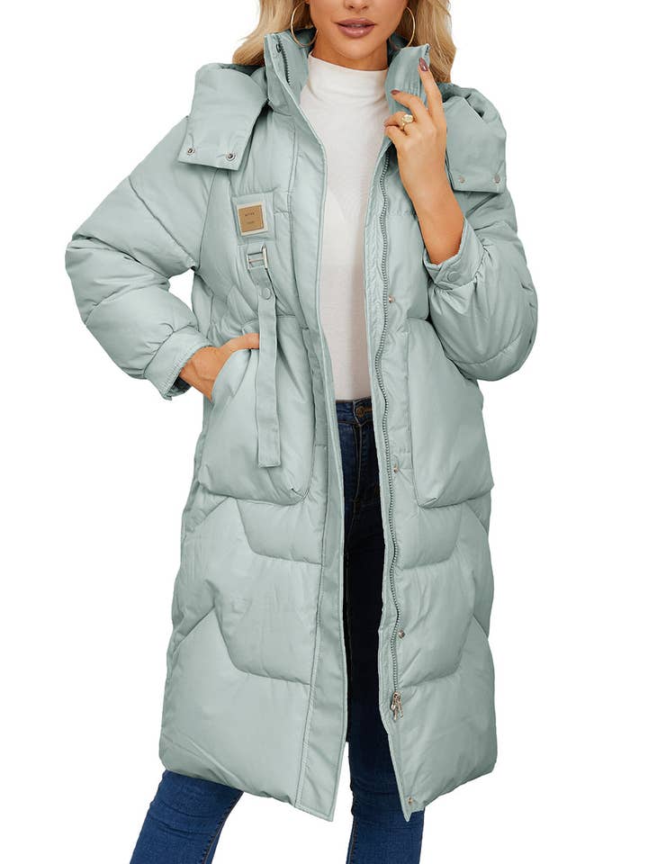 Aria Romance - Wholesale Coat - Women's - Quilted Longline Puffer Coat7
