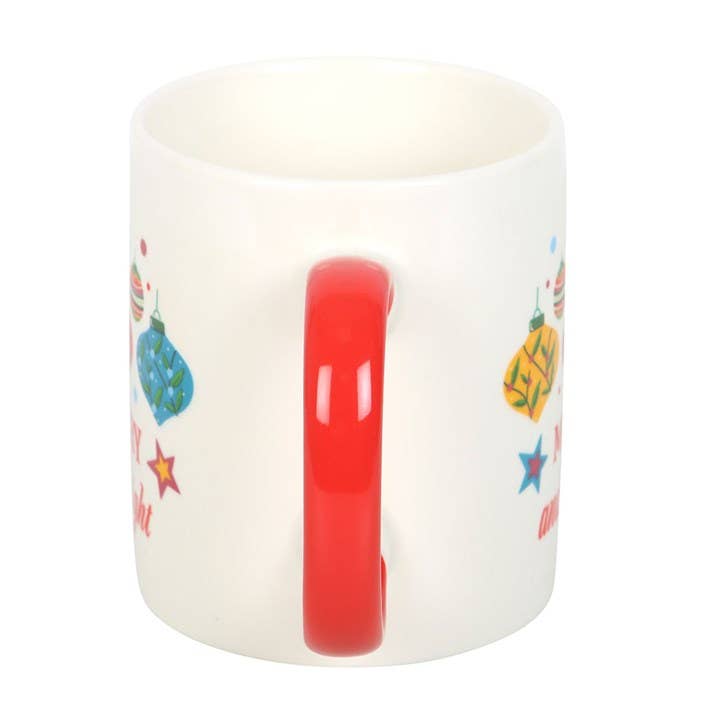 Something Different Wholesale - Wholesale Coffee mug - Merry and Bright Christmas Bauble Mug2
