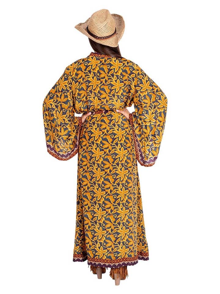 Kimago Look - Wholesale Kimono - Women's - Long Boho Kimono