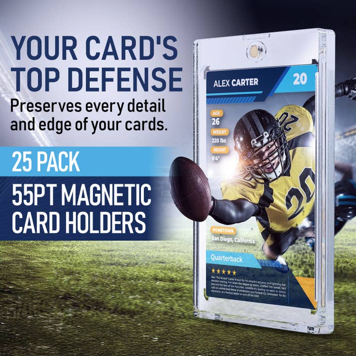 Invested Alliance LLC - Wholesale Playing Cards - 55PT - 25 Pack Premium Magnetic Card Holder1