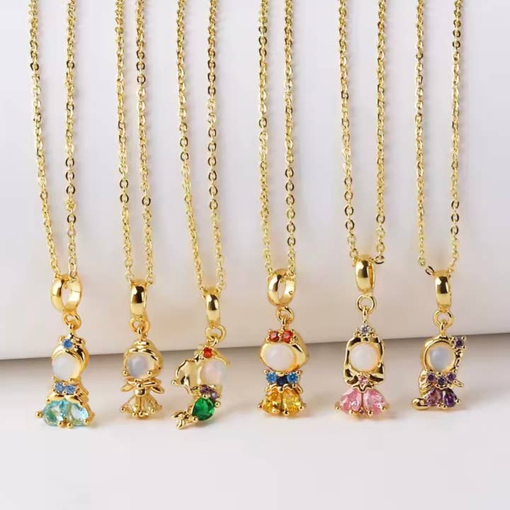 Chelsea Rose - Wholesale Pendant/Charm Necklace - Disney Princess Necklaces1