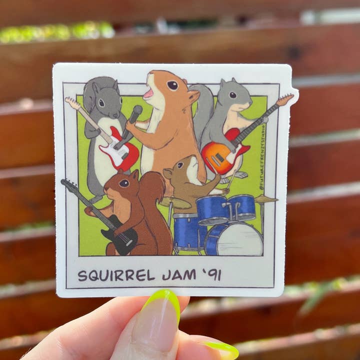 Future Frenzy - Wholesale Sticker - Squirrel jam sticker