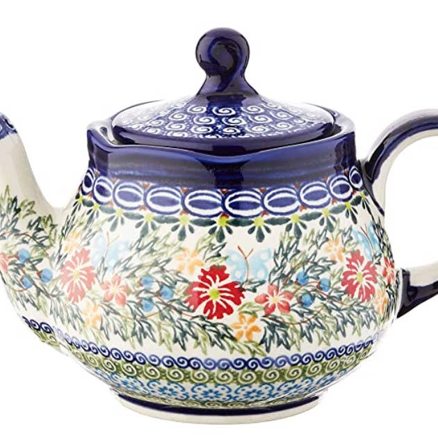 Lidia's Polish Pottery, Inc. - Wholesale Theepot - Pools aardewerk 30 ounce theepot