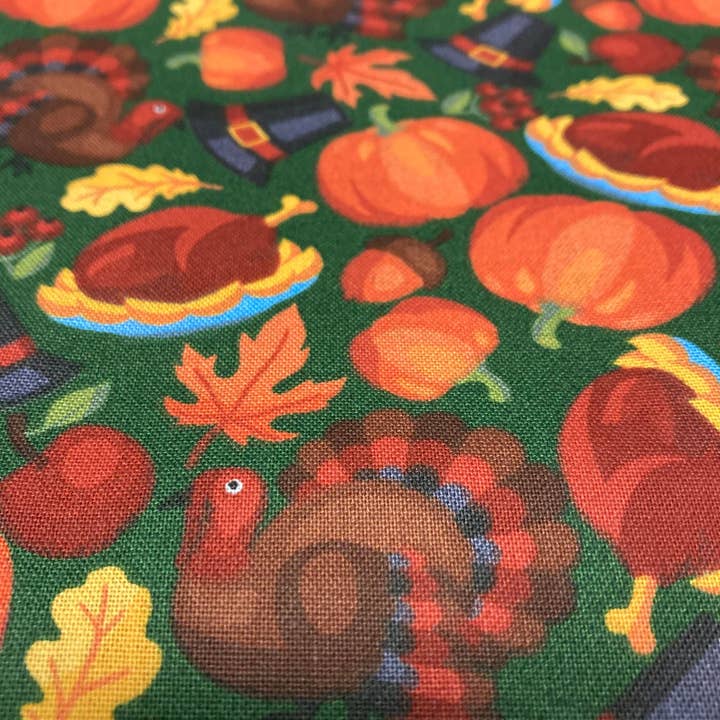 Jo's Pet Treats & Bandanas by Abab Enterprises, LLC - Wholesale Pet Bandana - Dog - Thanksgiving Tie-On Dog Bandana - 8 Patterns Retail-Ready