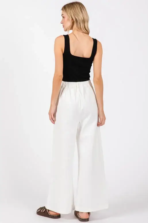 Final Touch – wholesale Byxor - Dam – Bomullsbyxor med vida ben - P50015C6