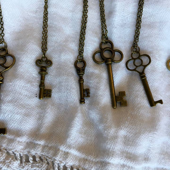 Antique Mystery Key Group A for wholesale by The Atlas Rose And Key