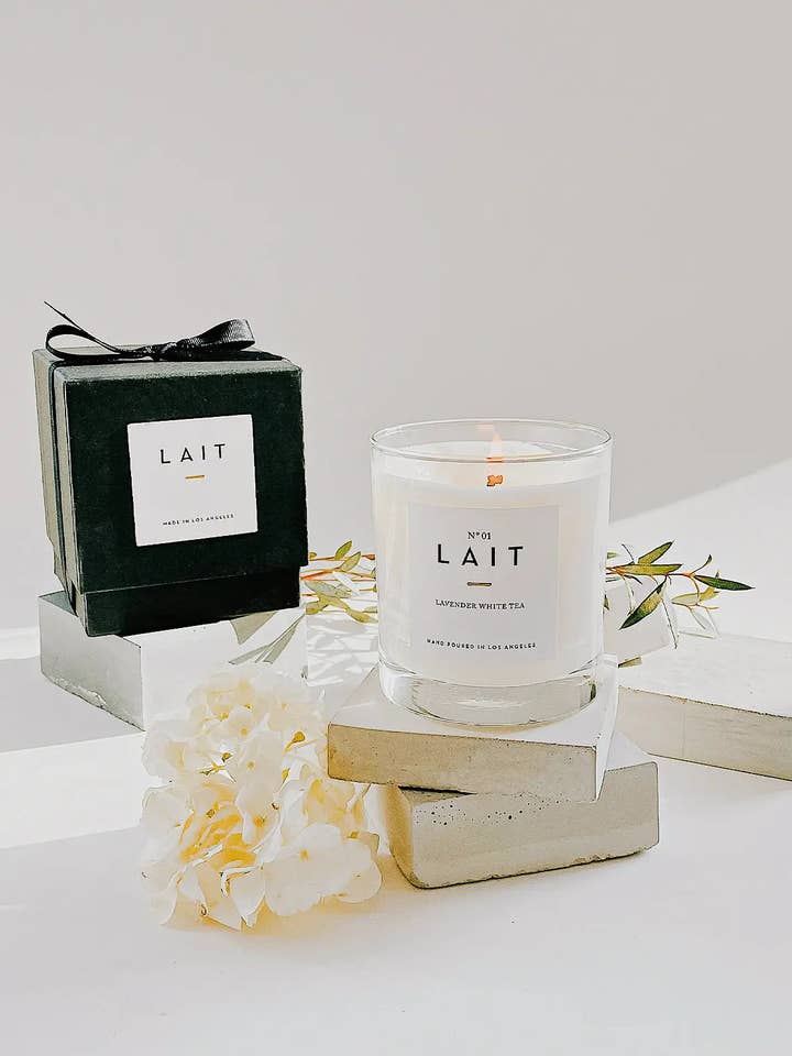 N°01 LAVENDER WHITE TEA for wholesale by LAIT Atelier