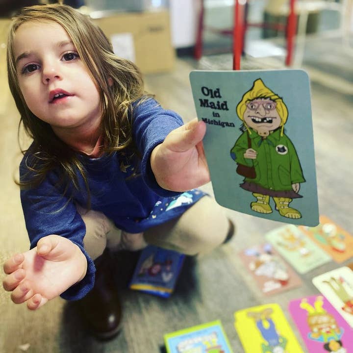 Michigan Mittens - Wholesale Playing Cards - Old Maid in Michigan Jumbo Playing Cards7