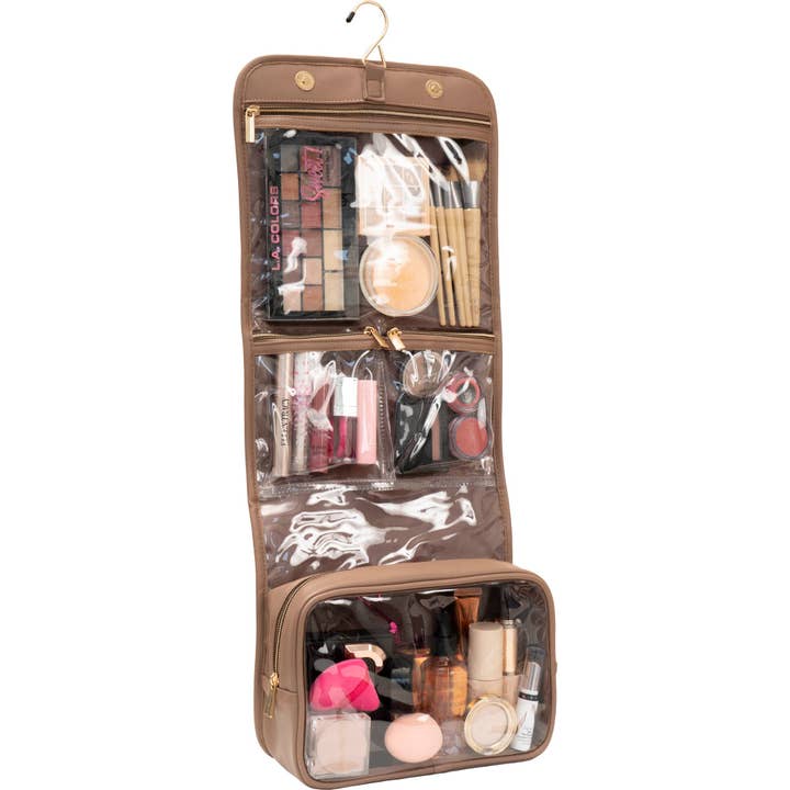 Magid – wholesale Toiletry bag – women's – Joan & David The Teardrop Quilted Roll Hanging Toiletry Bag8