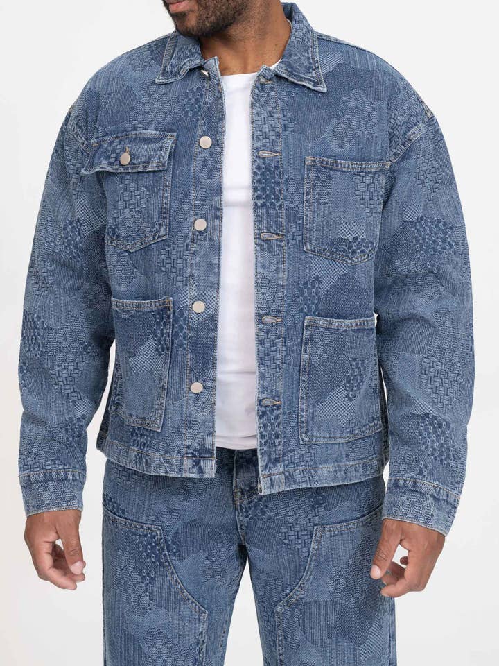 Zayne Paris - Wholesale Top & Pant Set (NOT Loungewear) - Men's - Set with jacket and jeans with pockets tx12485