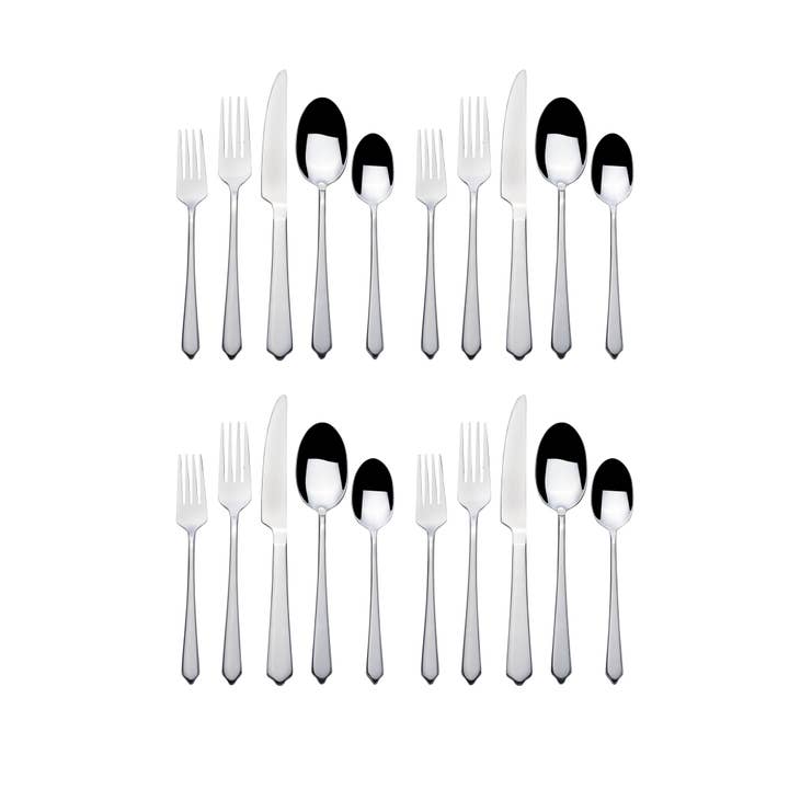Lifetime Brands Silverwarehouse - Wholesale Flatware Set - Towle Living Forged Zia 20PC2