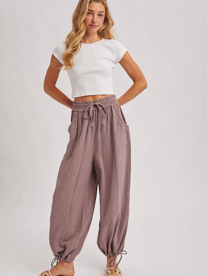 Bluivy - Wholesale Pants - Women's - JOGGER HAREM DRAWSTRING PANTS35