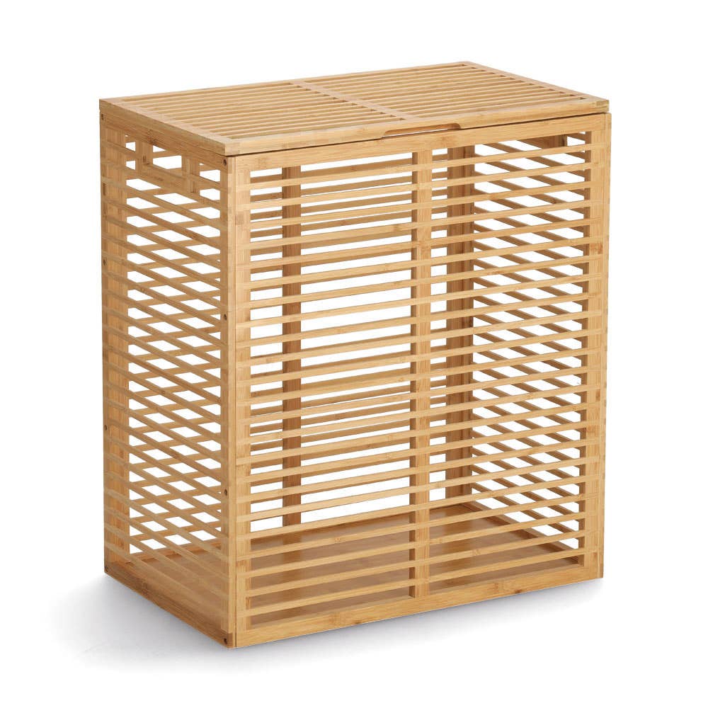 nature Laundry basket, bamboo/cotton for wholesale on Faire2