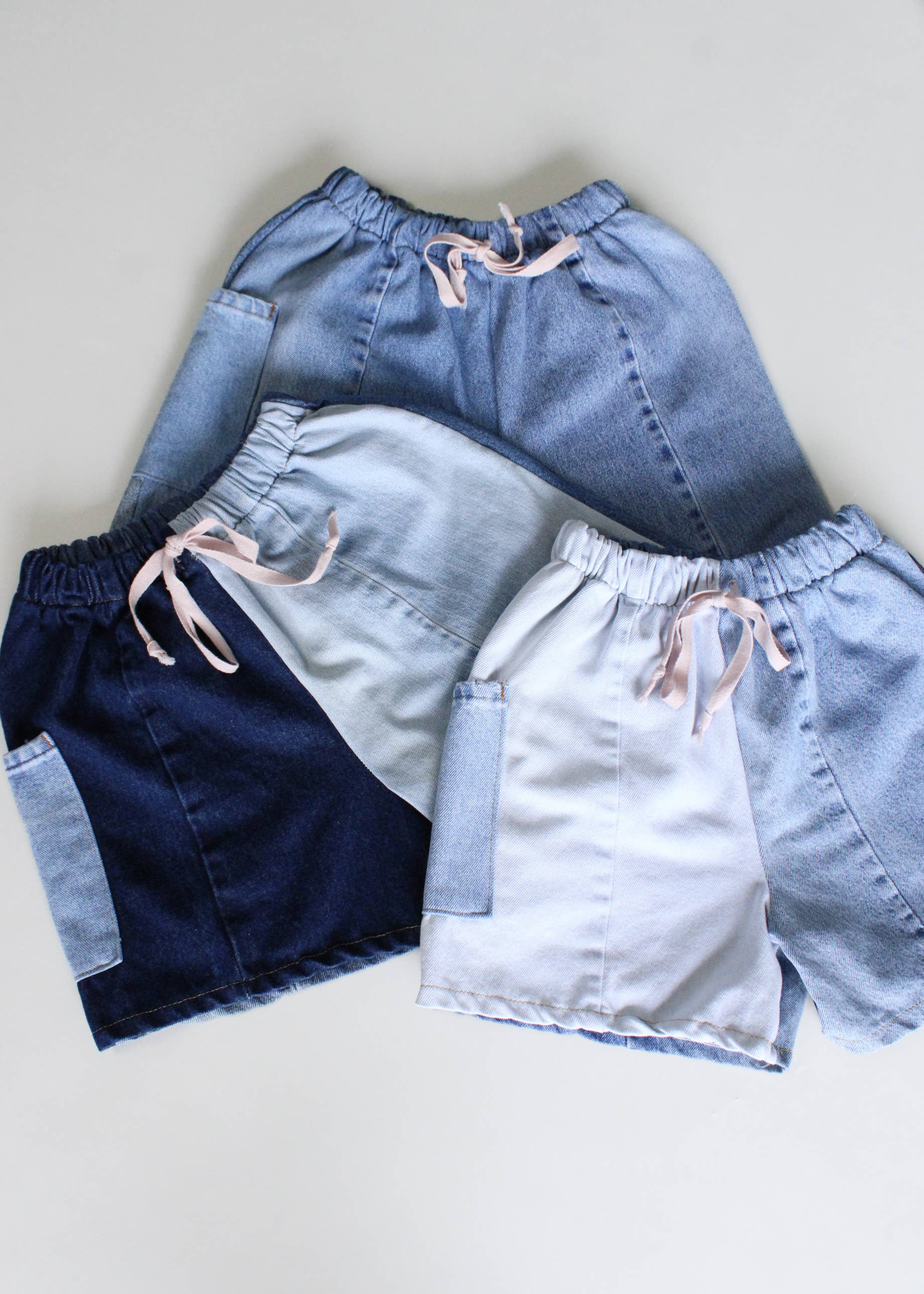 American Recycled Clothing - Wholesale Shorts - Women's - Denim Eco Short Bundle2