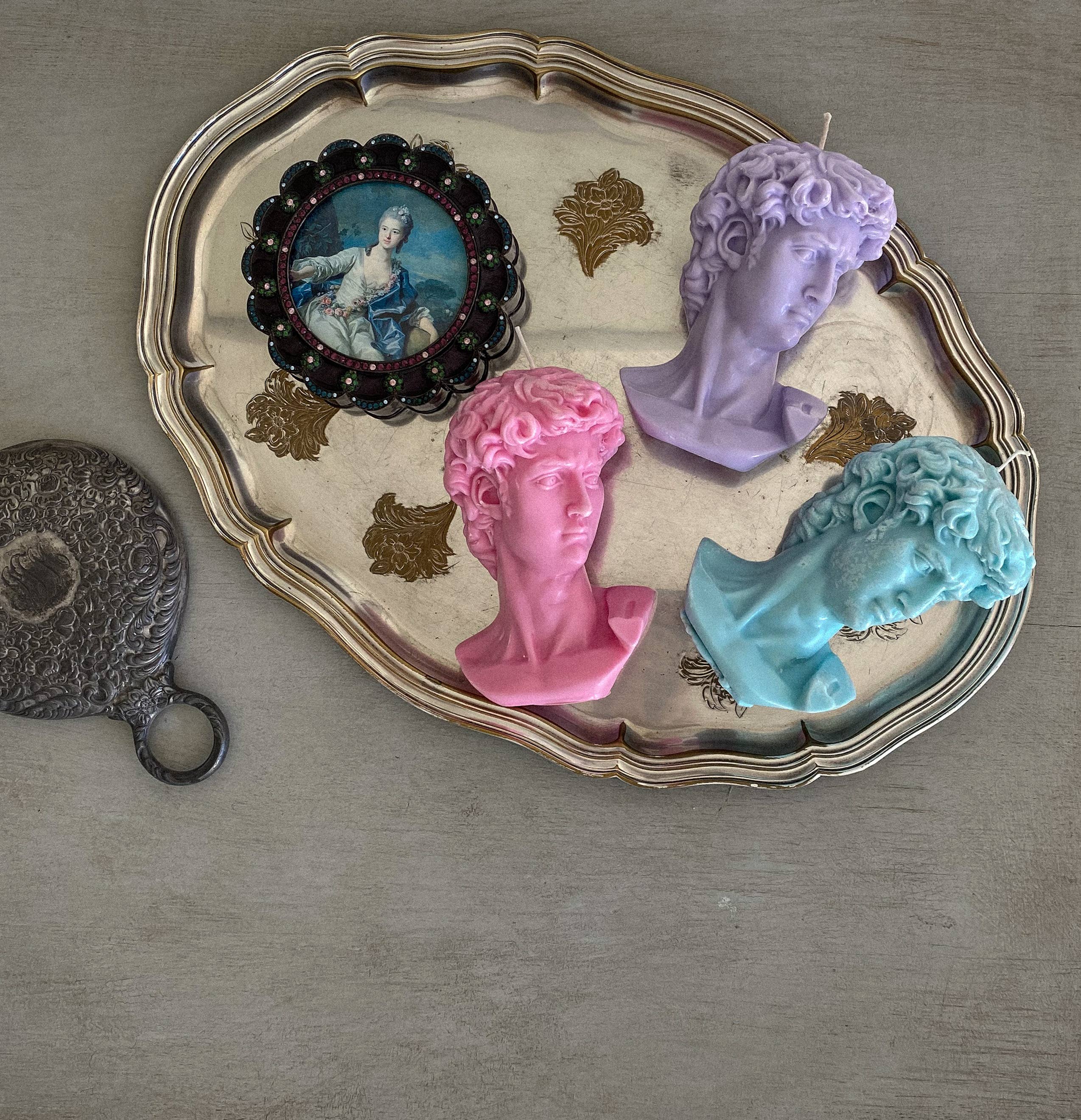 NÉOS CANDLESTUDIO - Venta al por mayor Velas de diseño llamativo - David Candle - Lila1