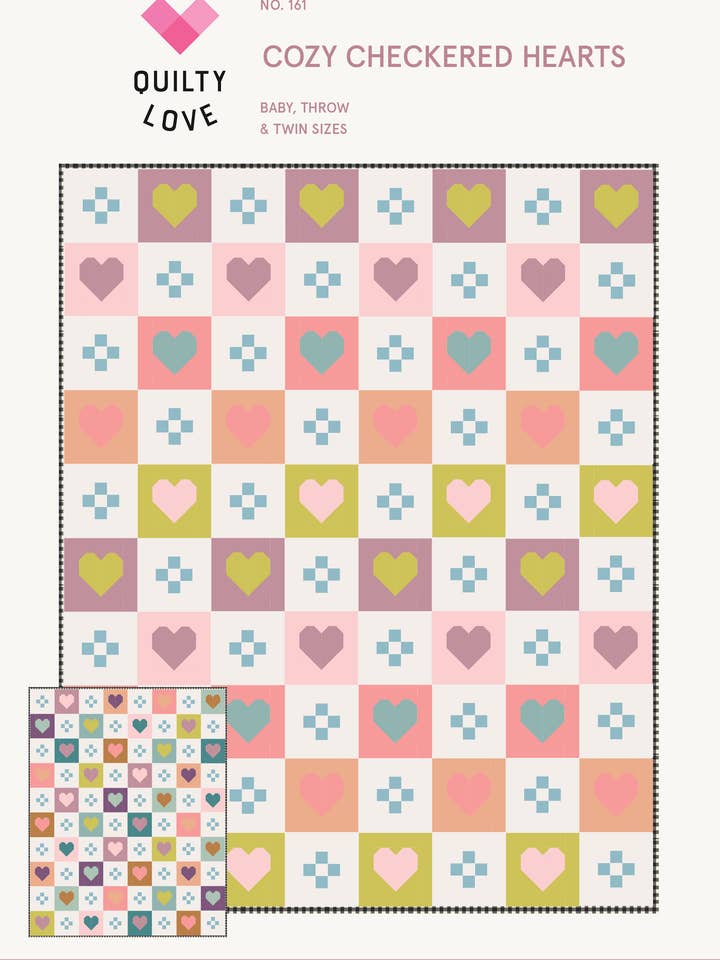 Cuori a Quadretti Accoglienti per la vendita all'ingrosso da parte di Quilty Love