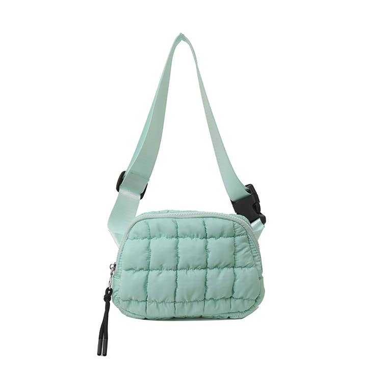 Little Trendy - Wholesale Belt Bag - Women's - Puffer Belt Bag Sport Small Chest Bag Quilted Fanny Pack