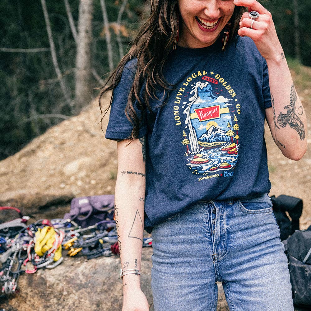 YoColorado - Wholesale Screen Printed T-Shirt - Unisex - T-Shirt - Unisex Coors Banquet x YoColorado Graphic Bottle2