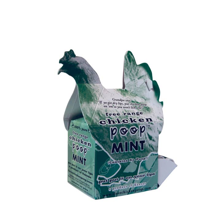Chicken Poop - Wholesale Lip Balm - .15 oz. Chicken Poop® MINT Balm, 24ct. CHICKEN