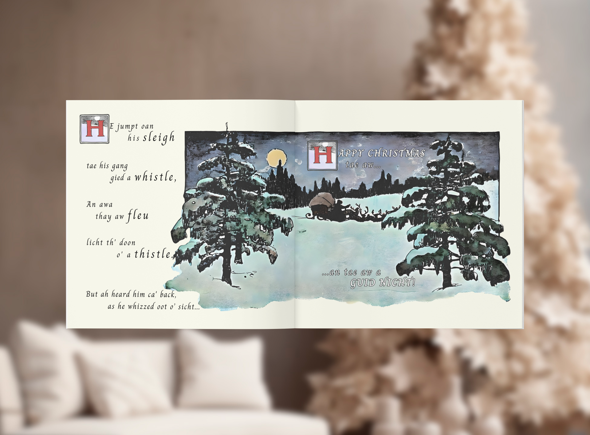 Whirly Bird Book Co. – wholesale Pre-school book (3–5) – The Night Before Christmas in Scotland [Square]1