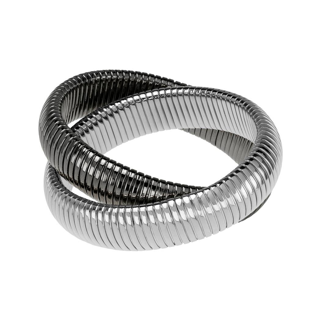 Janis Savitt – wholesale Bangle bracelet – BR-550 Double Cobra Bracelet2