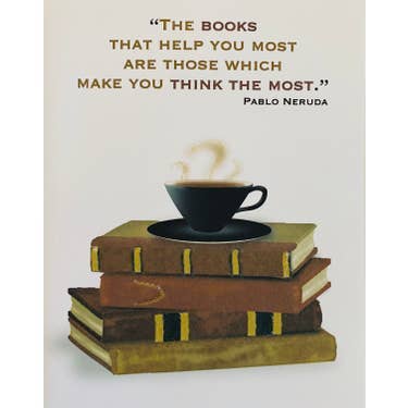 Studio Daedre - Wholesale Stationery/Notecard Set - Books + Cup Boxed Note Cards0