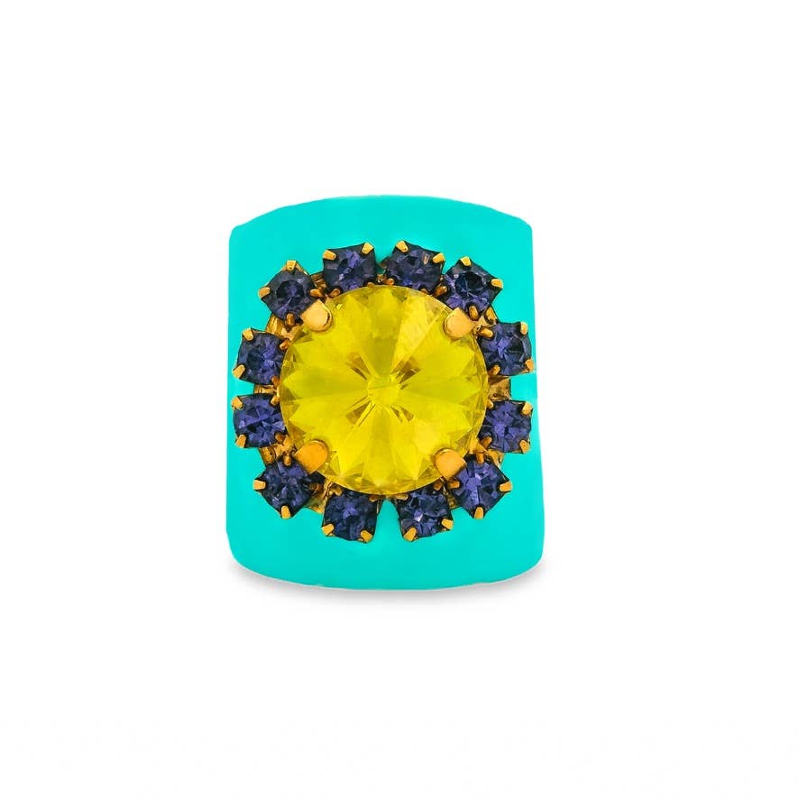 TOVA – wholesale Cocktail/statement ring – Jacci Ring in Enamel4