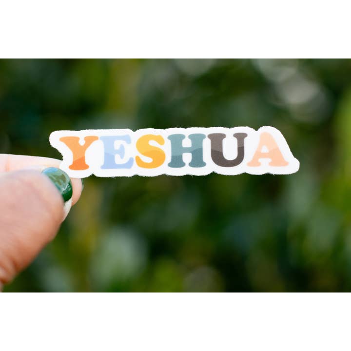 Autocollant Yeshoua/Chrétien/Imperméable/Découpé pour la vente par Milk & Honey