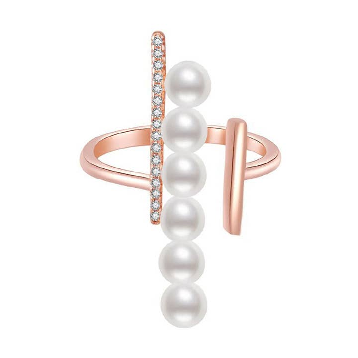 New Yorker zoetwaterparelring WR00064 voor wholesale door PEARLY LUSTRE