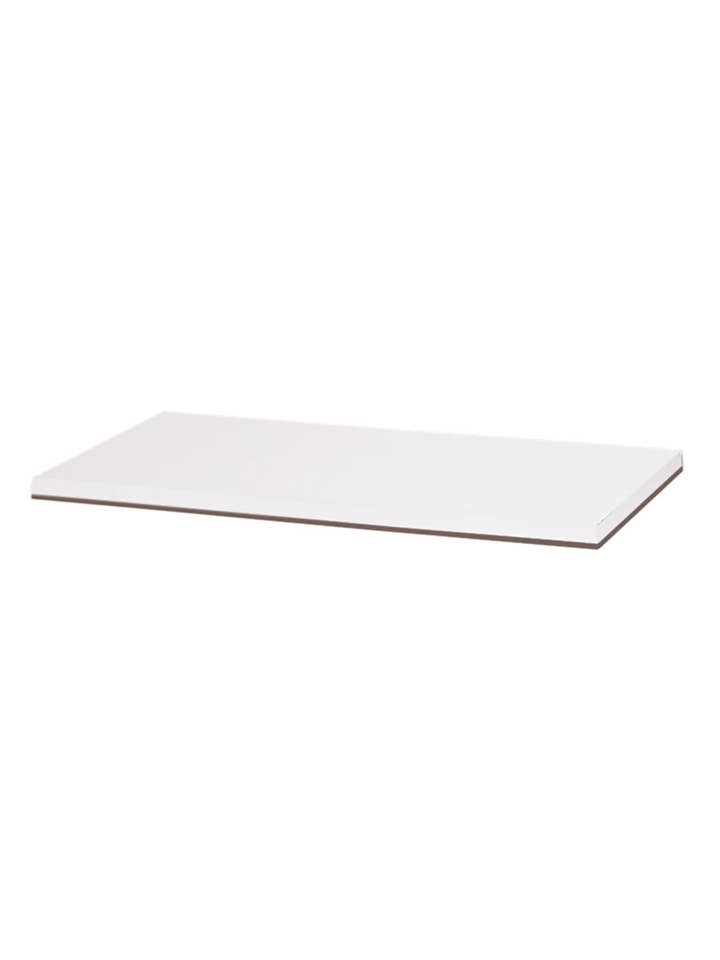 24" X 12" Laminated White Melamine Shelves for wholesale by Store Supply Warehouse