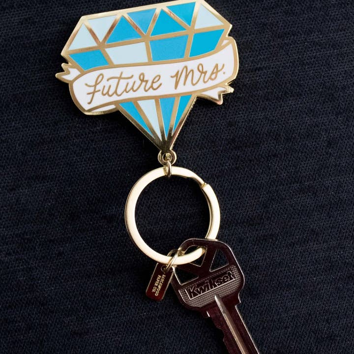 Sablewood Paper Company - Wholesale Keychain - Women's - Future Mrs. Enamel Keychain (Wedding)9