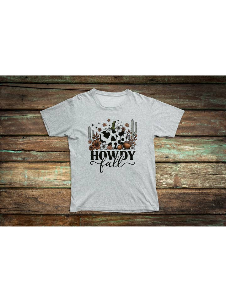 Howdy Fall Tee for wholesale by Sunflower Designs