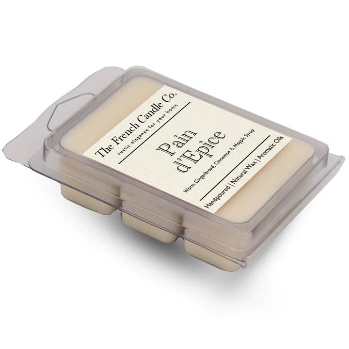 Pain d'epice - Scented Wax Melts - 6 cubed clamshell for wholesale by The French Candle Co