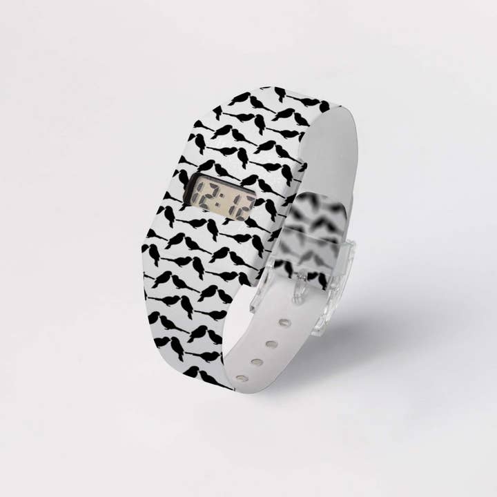 I Like Paper - Venta al por mayor Reloj de pulsera - Unisex - Reloj Tyvek® Pappwatch BLACK SPARROW