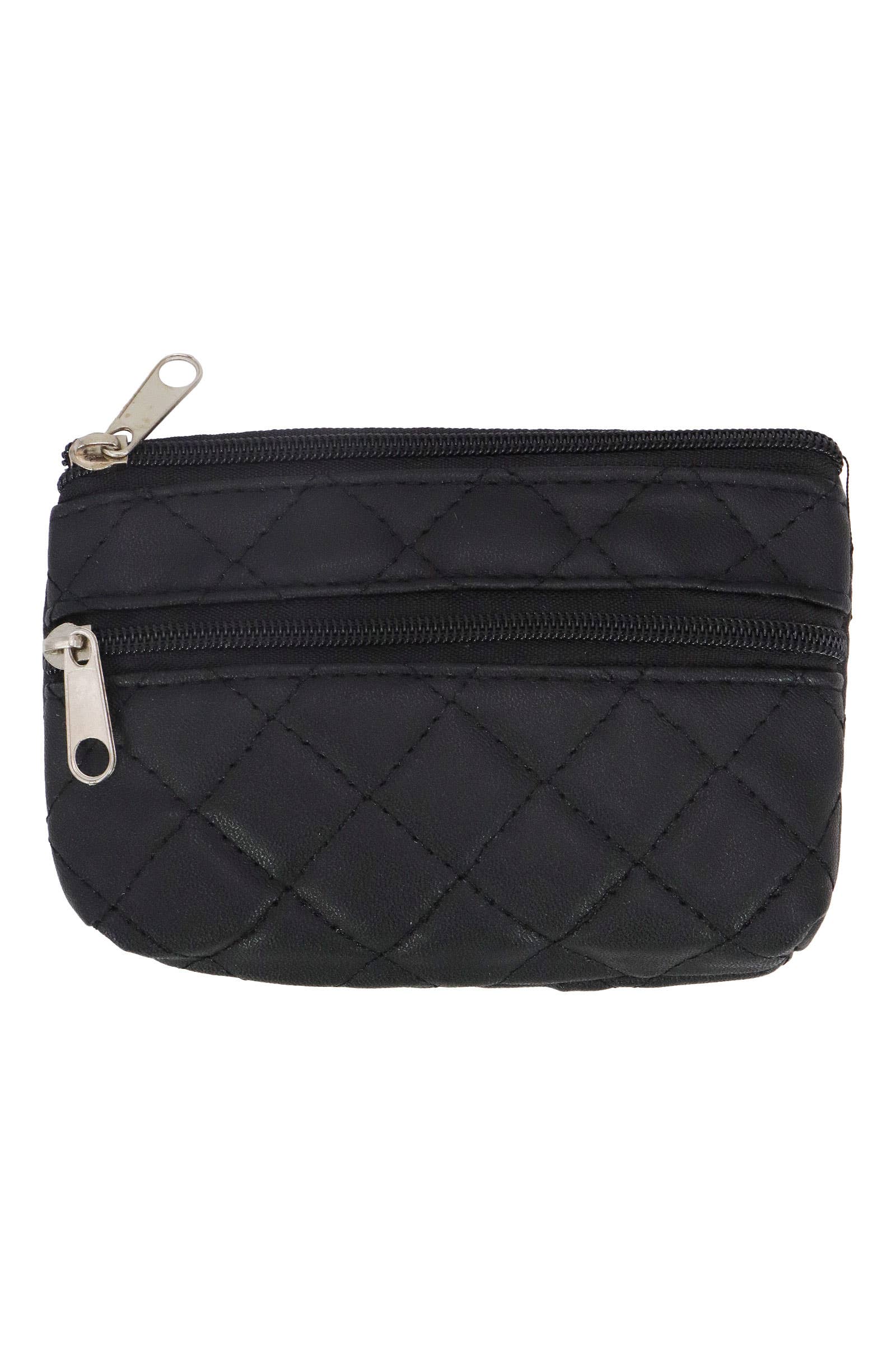 ASSORTI Porte-monnaie matelassé à double fermeture éclair en vente sur Faire2