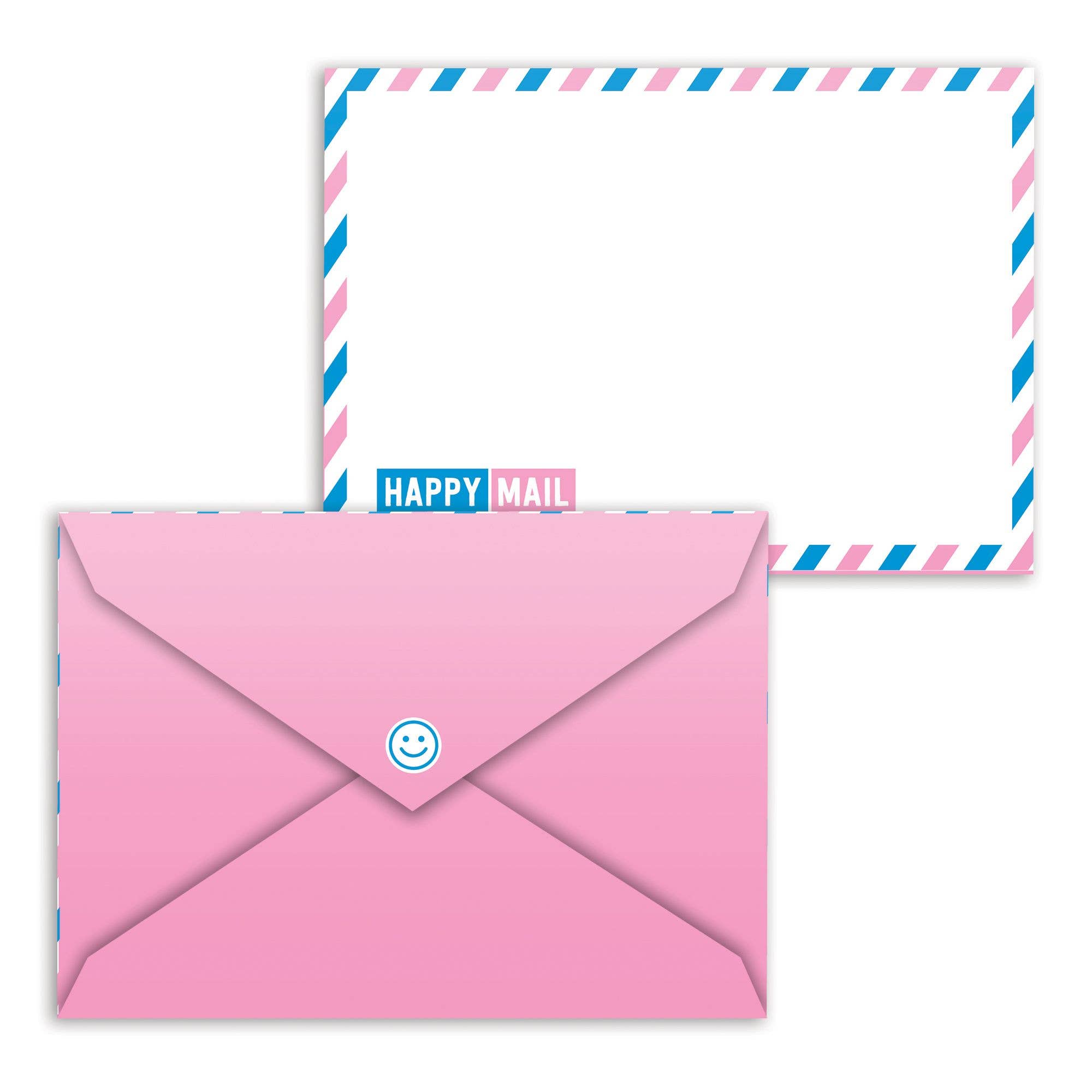 Pipsticks - Wholesale Stationery/Notecard Set - Happy Mail Medley Notecard Pack (12ct)16